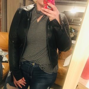 Maurice’s leather jacket